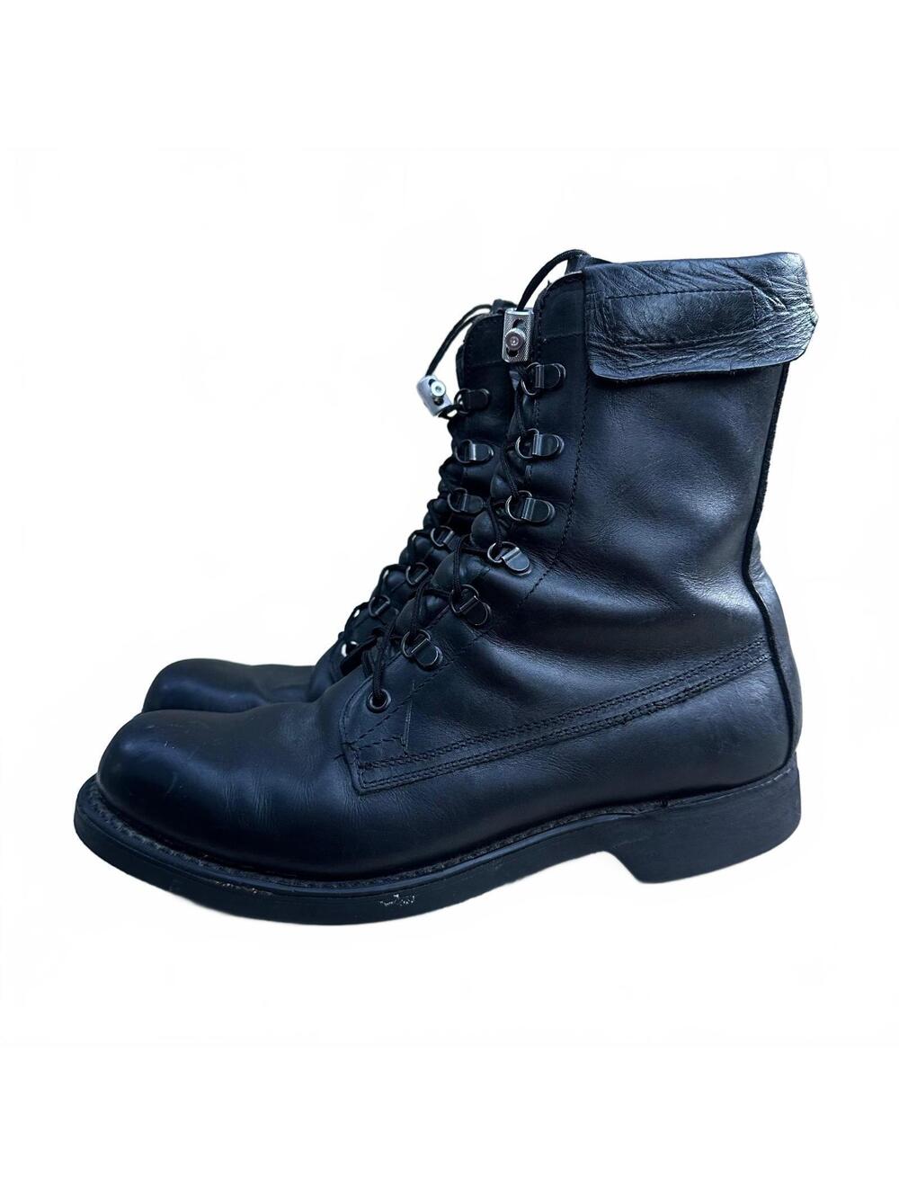 Addison Shoe Co. Steel Toe Men’s Size 9D Military Combat Black Boots USA Made - Picture 3 of 16